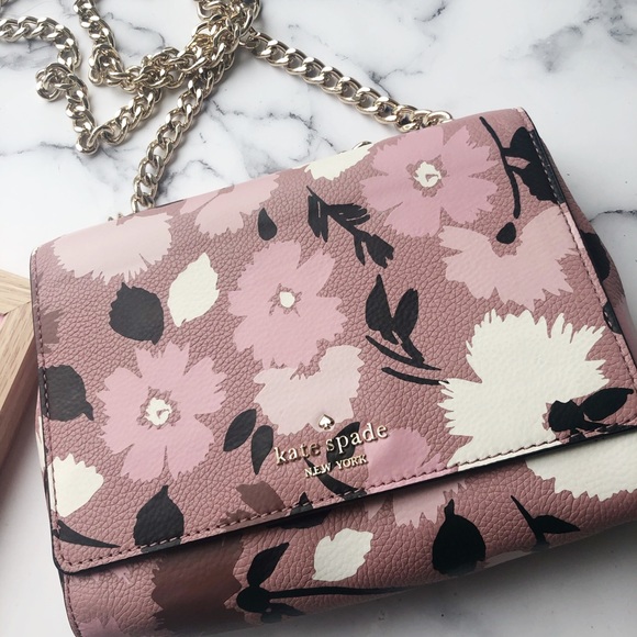 NWT Kate Spade 🌸🎀 Floral Chain Crossbody - Picture 2 of 4